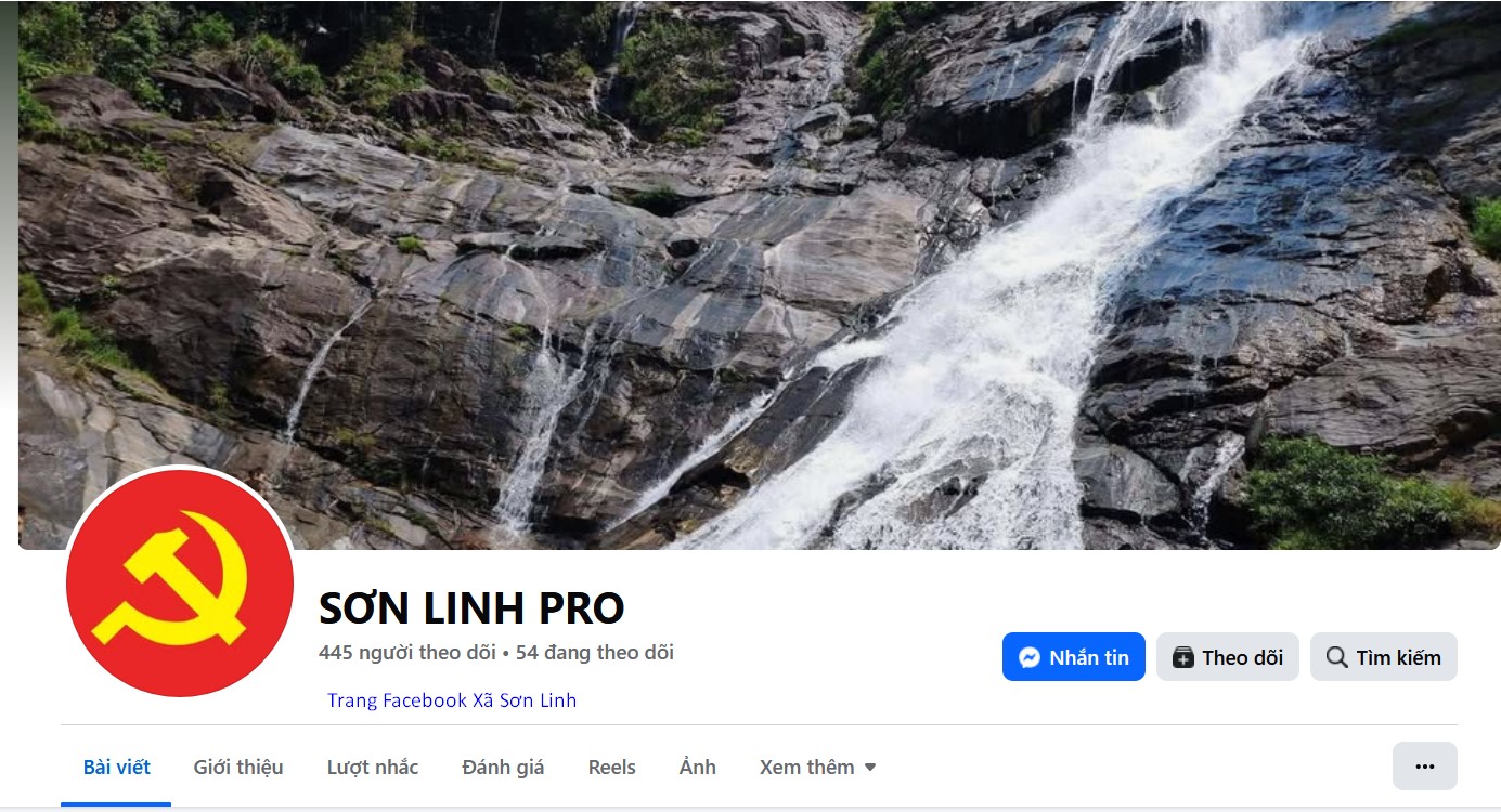 Facebook Xã Sơn Linh
